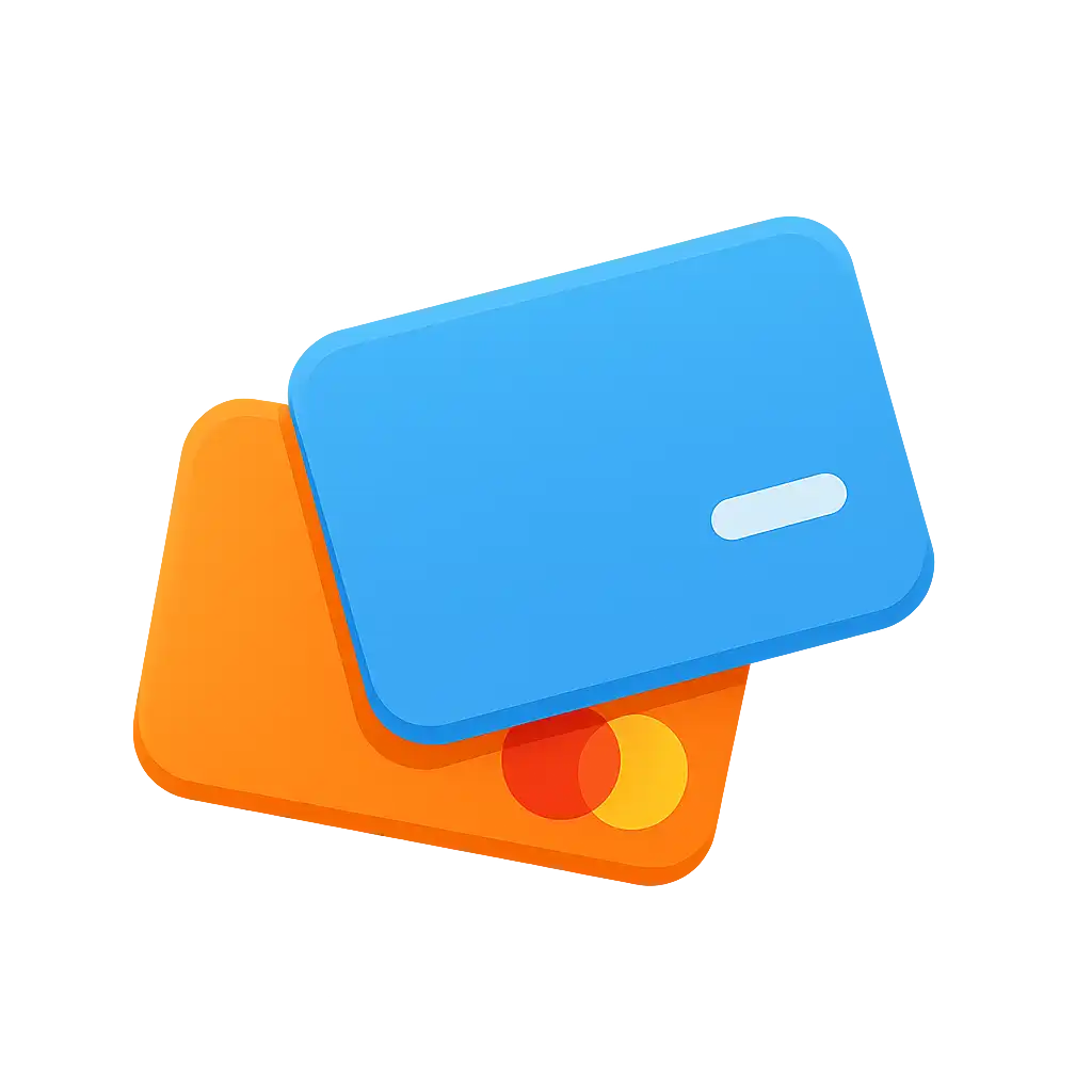 Visa and Mastercard icon